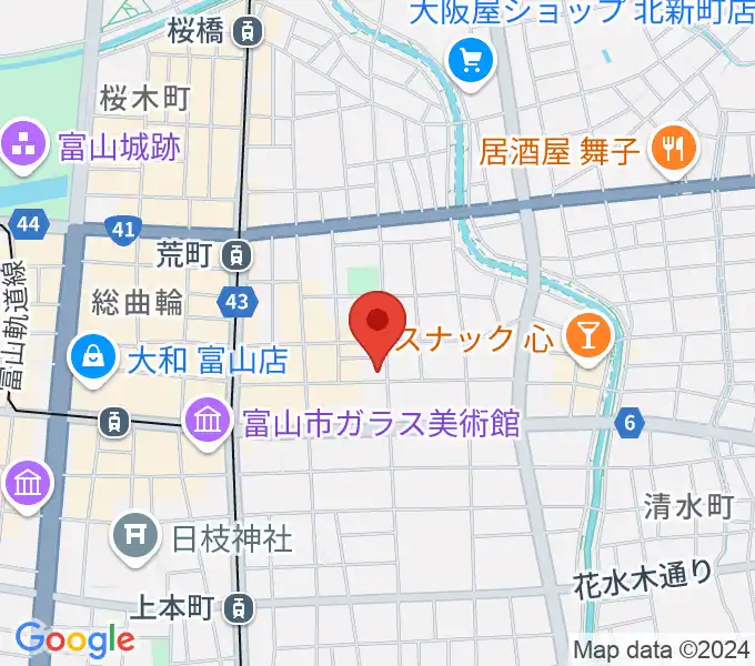 友井音楽教室の地図