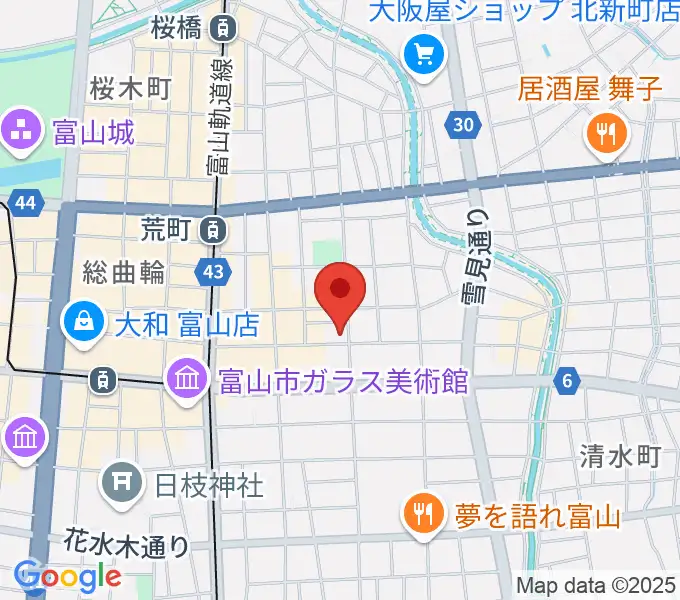 友井音楽教室の地図