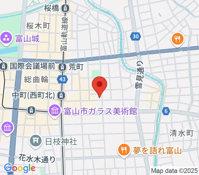 友井音楽教室の地図