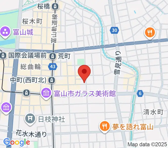 友井音楽教室の地図