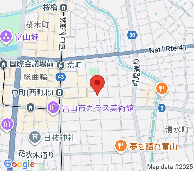 友井音楽教室の地図