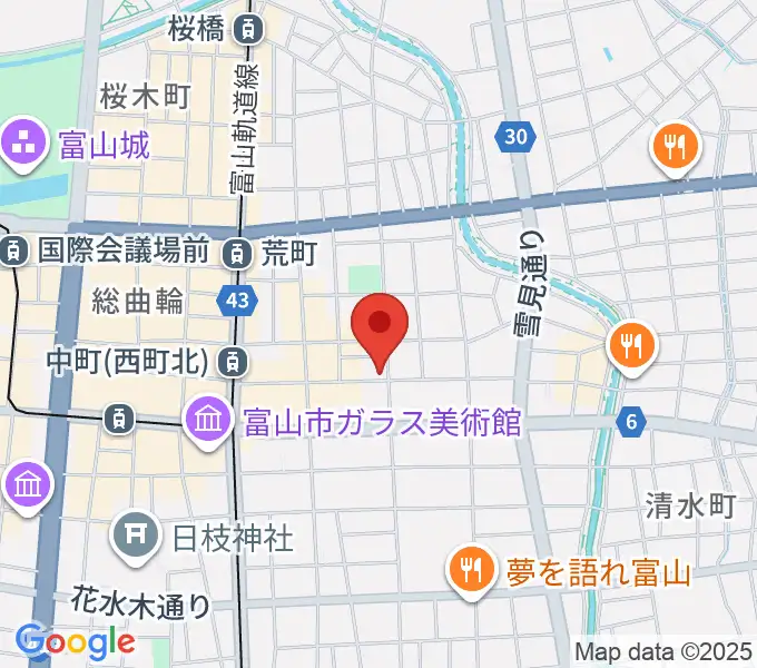 友井音楽教室の地図