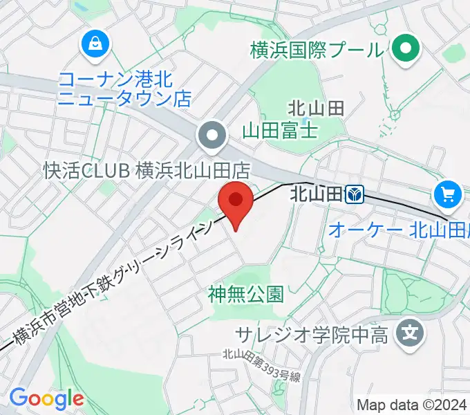 立花音楽教室の地図