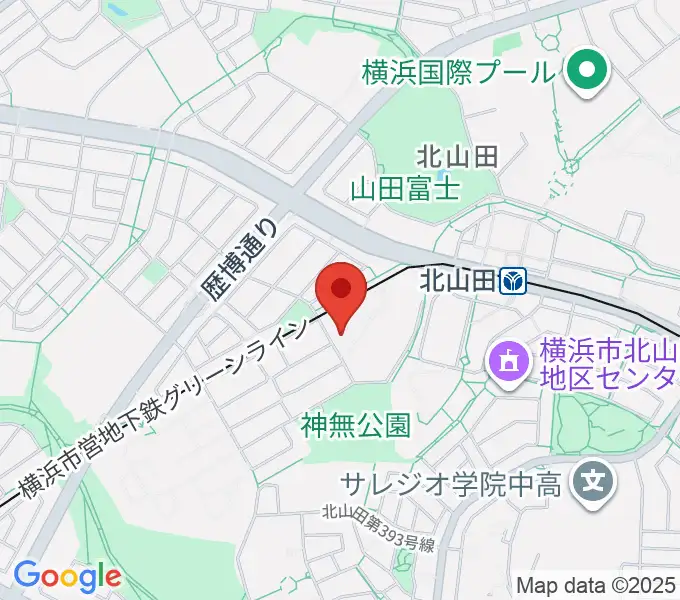 立花音楽教室の地図