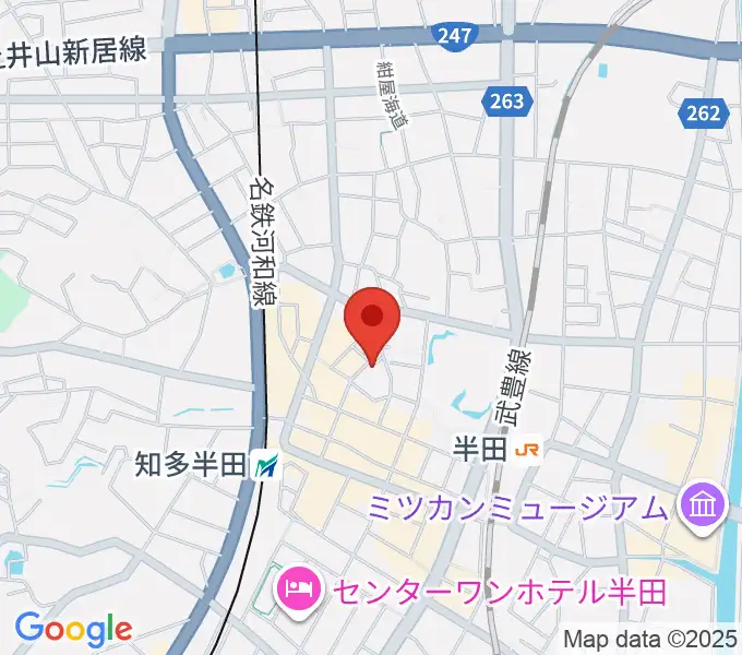 マツイシ楽器 半田ミュージックセンターの地図