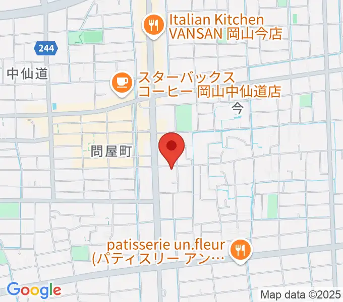 音楽教室マルベリーの地図