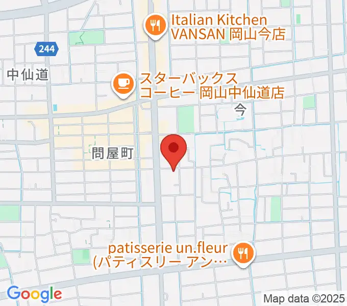 音楽教室マルベリーの地図