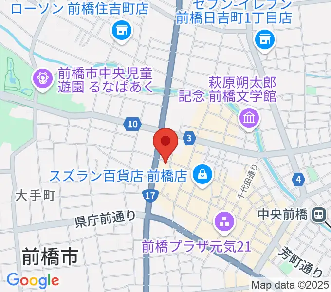 笠原智廣ピアノアカデミーの地図
