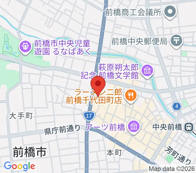 笠原智廣ピアノアカデミーの地図