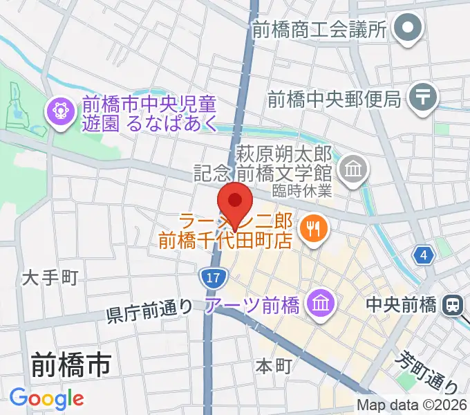笠原智廣ピアノアカデミーの地図