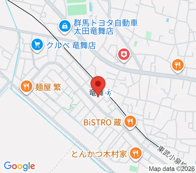 音楽サロン・シャコンヌの地図