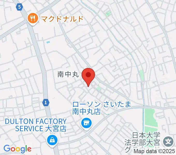 星の音楽教室の地図