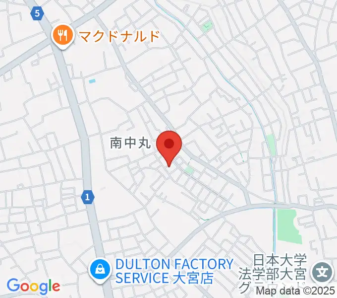 星の音楽教室の地図