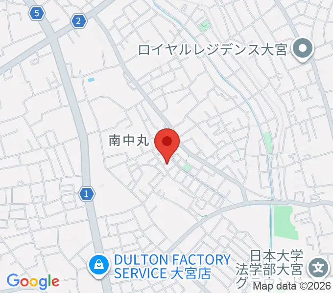 星の音楽教室の地図