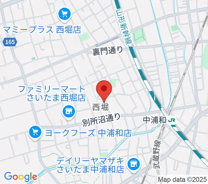 ABEバイオリン教室の地図
