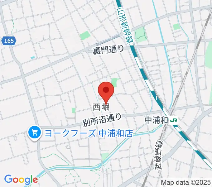 ABEバイオリン教室の地図