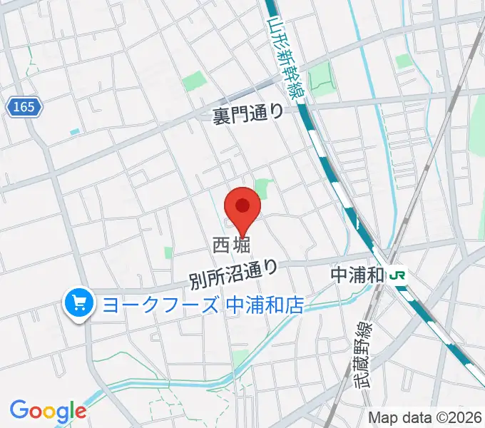 ABEバイオリン教室の地図