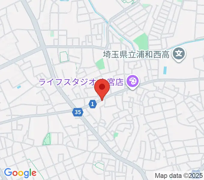 深川音楽教室の地図