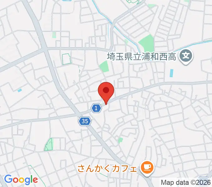 深川音楽教室の地図