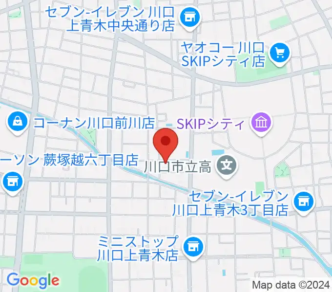 ベルウッド音楽学院の地図