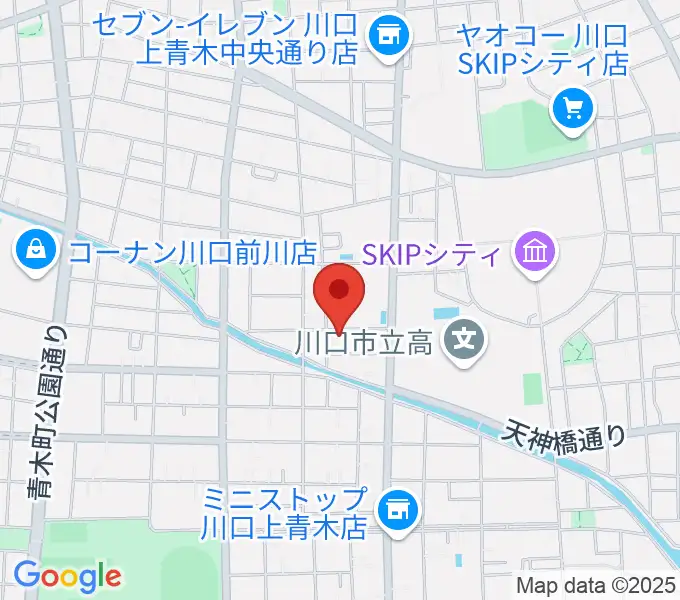 ベルウッド音楽学院の地図