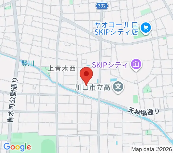 ベルウッド音楽学院の地図