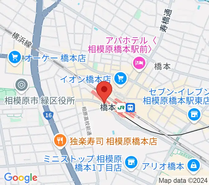 メリーミュージックアカデミーの地図