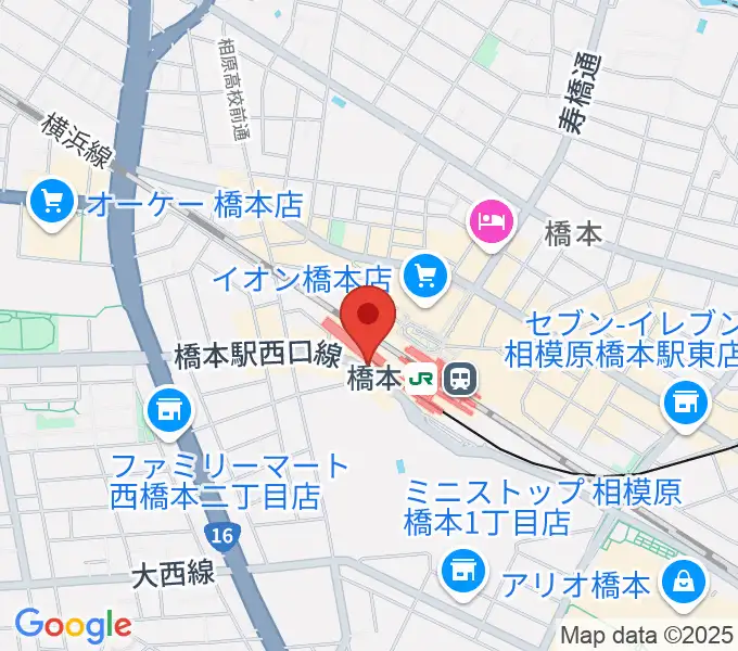 メリーミュージックアカデミーの地図