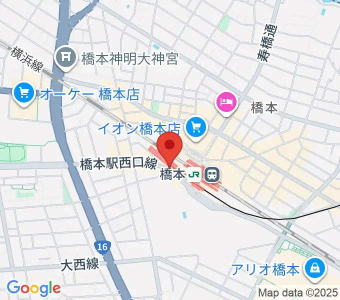 メリーミュージックアカデミーの地図