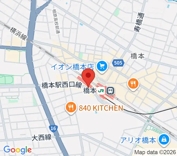 メリーミュージックアカデミーの地図