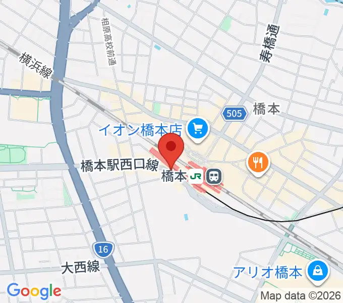 メリーミュージックアカデミーの地図