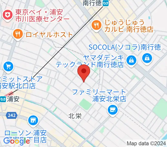 建 孝三ギター教室の地図