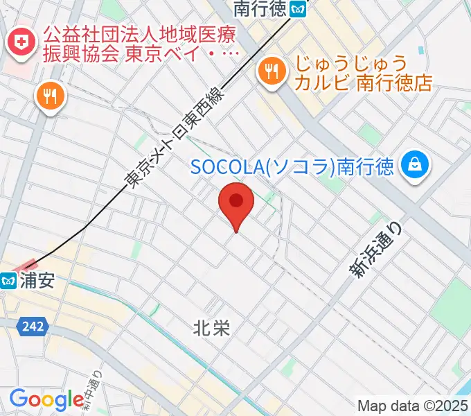 建 孝三ギター教室の地図