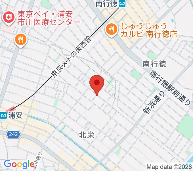 建 孝三ギター教室の地図