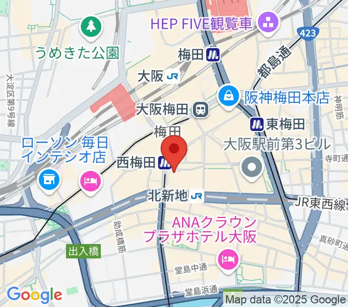 北尾音楽研究所の地図