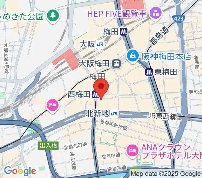 北尾音楽研究所の地図