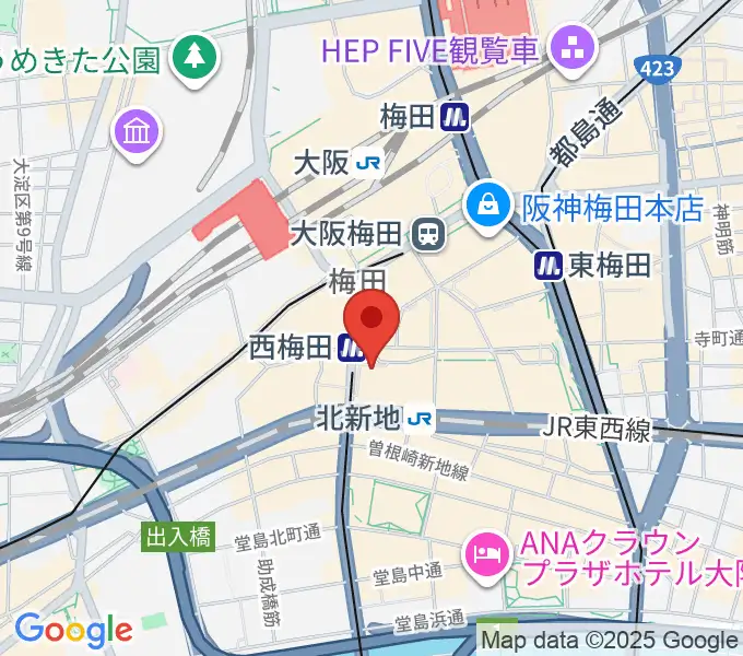 北尾音楽研究所の地図