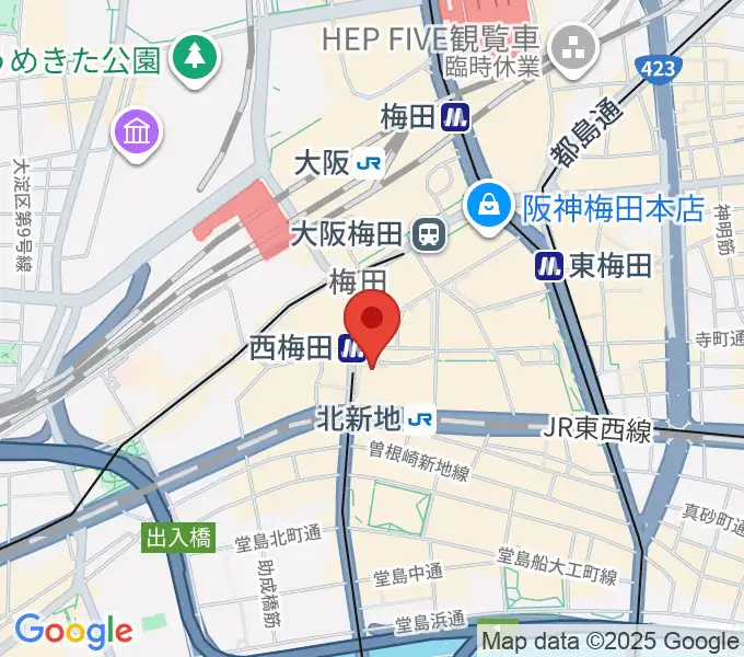 北尾音楽研究所の地図