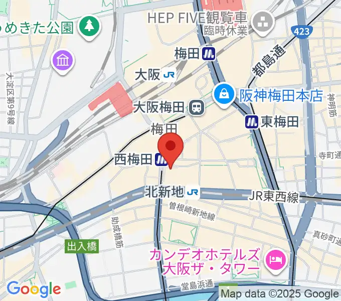 北尾音楽研究所の地図