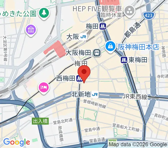 北尾音楽研究所の地図