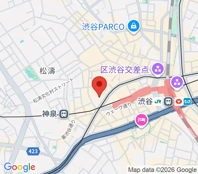 グッディー音楽院の地図