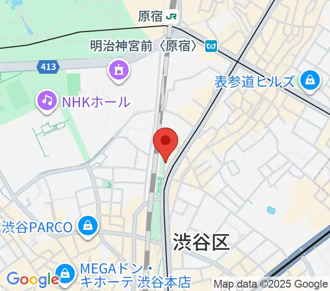 トイズミュージックスクールの地図