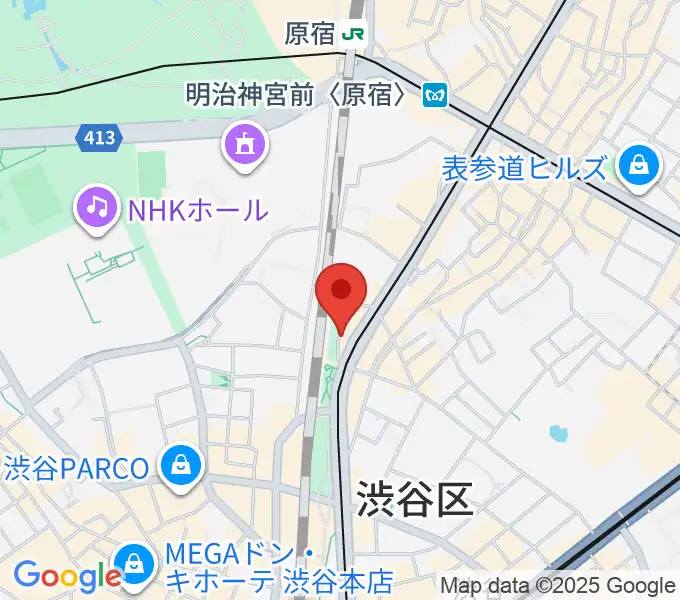 トイズミュージックスクールの地図