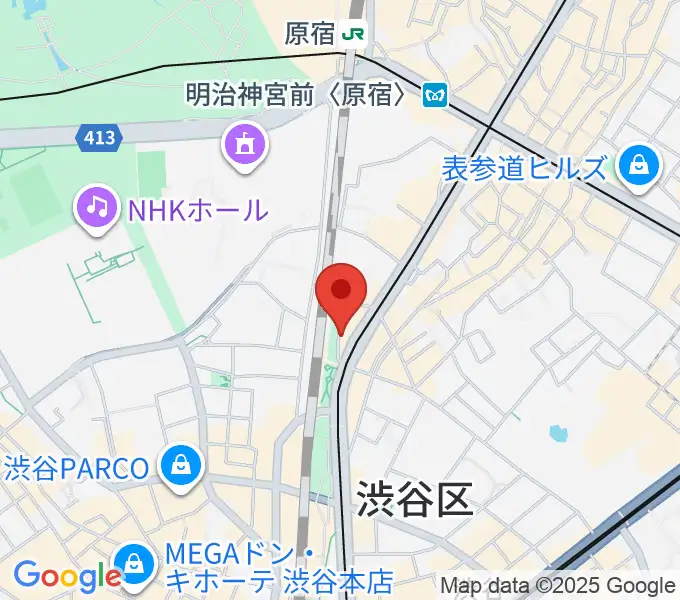 トイズミュージックスクールの地図