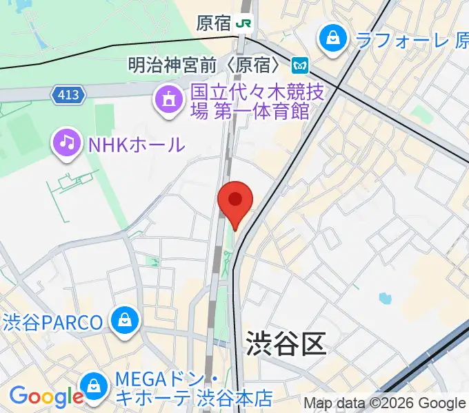 トイズミュージックスクールの地図