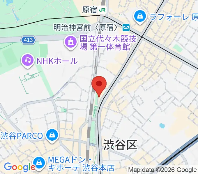トイズミュージックスクールの地図