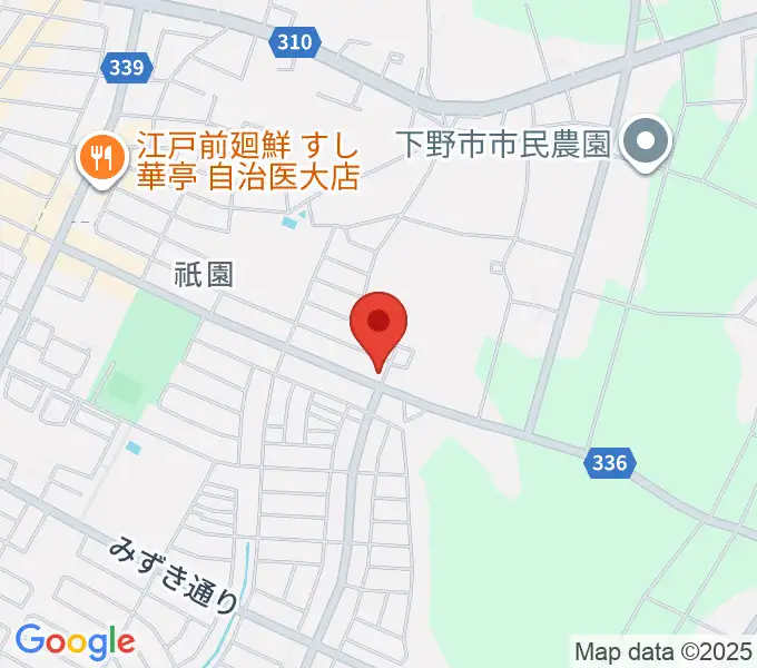 数楽アカデミーピアノ教室の地図