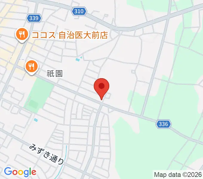 数楽アカデミーピアノ教室の地図