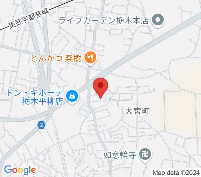 おとのあとりえミュージックの地図