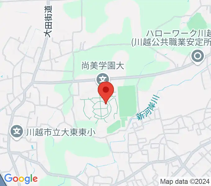 尚美学園大学の地図